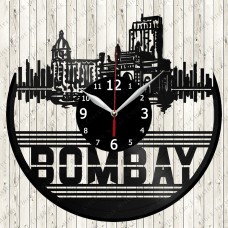 Bombay City Vinyl  Clock 