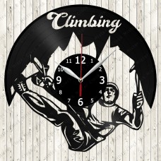Climbing Vinyl Wall Clock 