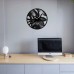 Jungle Vinyl Record Clock 