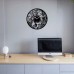 Jungle Vinyl Clock 