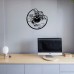 Nail Salon Vinyl Record Clock 
