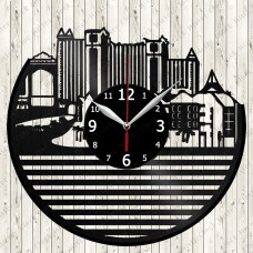 Nassau City Vinyl  Clock 