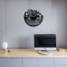 Nassau City Vinyl  Clock 