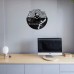 Okinawa City Vinyl  Record  Clock 