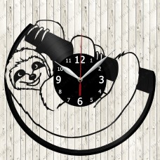 Sloth Vinyl Clock 