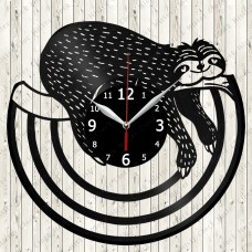 Sloth Vinyl Record Clock 