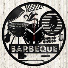 Barbecue Vinyl Record Clock 