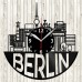 Berlin Vinyl Record Clock 