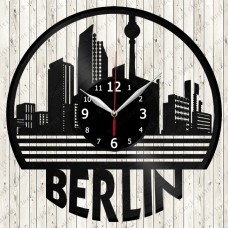 Berlin Vinyl Record Clock 