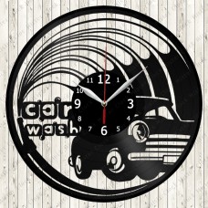 Car Wash Vinyl Record Clock Car Wash Vinyl Record Clock