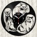 Cat Vinyl Record Clock 