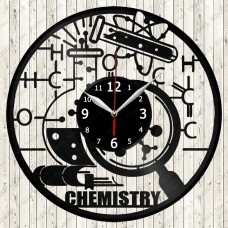 Vinyl Chemistry Record Clock 
