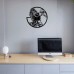 Vinyl Record Climbing Clock 