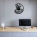 Vinyl Climbing Record Clock 
