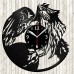 Crow Vinyl Record Clock 