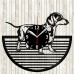 Dachshund Vinyl Record Clock 