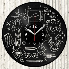 Designer Vinyl Record Clock 