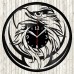 Eagle Vinyl Record Clock 