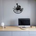 Vinyl Record Clock Hairdresser