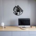 Horror Vinyl Record Clock 