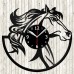 Vinyl Record Clock Horse Vinyl Record Clock Horse