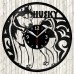 Vinyl Record Clock Husky