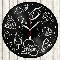 Vinyl Record Clock Ice Cream Vinyl Record Clock Ice Cream