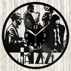 Vinyl Record Clock Jazz