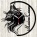 Maine Coon Сheckers Vinyl Record Clock 