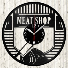 Vinyl Record Clock Meat Shop