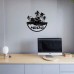 Miami Vinyl Record Clock 