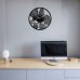 Morel Mushroom Vinyl Record Clock 