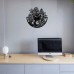 Vinyl Record Clock Morel Mushroom Vinyl Record Clock Morel Mushroom