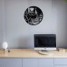 Moscow Vinyl Record Clock 