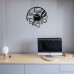 Nail Salon Vinyl Record Clock 