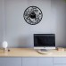 Nail Salon Vinyl Record Clock 