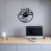 Vinyl Nail Salon Record Clock 