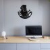 Vinyl Record Clock Nail Salon