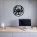 Nail Salon Vinyl Record Clock 