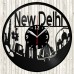 New Delhi Vinyl Record Clock 