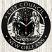New Orleans Vinyl Record Clock 