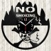 No Smoking Vinyl Record Clock 