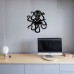 Vinyl Record Clock Octopus