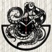 Octopus Vinyl Record Clock 