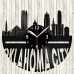 Oklahoma City Vinyl Record Clock 