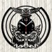 Vinyl Record Clock Owl