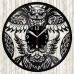 Owl Vinyl Record Clock 