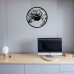 Persian Cat Vinyl Record Clock 