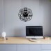 Physics Vinyl Record Clock 