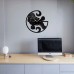 Poodle Vinyl Record Clock 